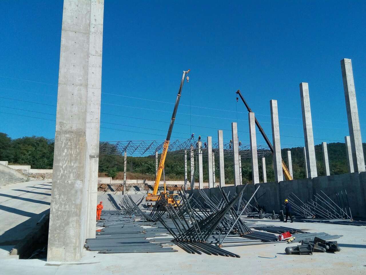 宜宾威海搅拌站网架